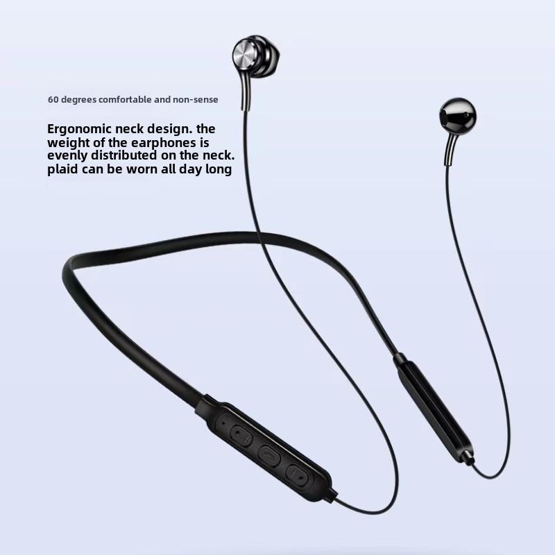 Bluetooth-гарнитура с двумя наушниками, крепление на шею, магнитная конструкция, сверхдлительный режим ожидания, сверхдлительная выносливость, спорт на открытом воздухе