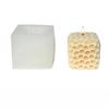 3D Honeycomb Silicone Candle Mould DIY Geometric Chocolate Mousse Aromatherapy Gypsum Soap Resin Mould Home Decor