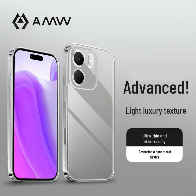 Прозрачный противоударный чехол для телефона AMW для OPPO и Realme