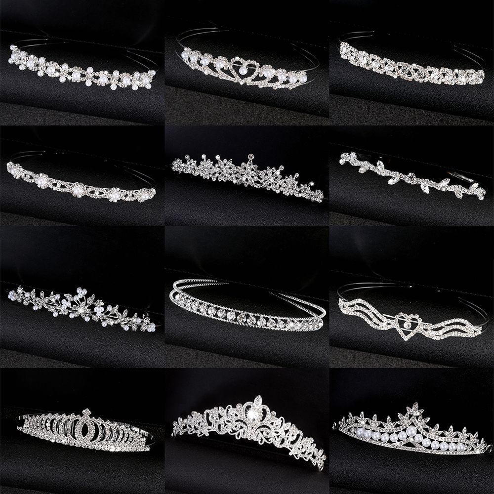 Girls Wedding Party Headdress Crown Headbands Fashion Hair Accessories Princess Tiara Headpieces