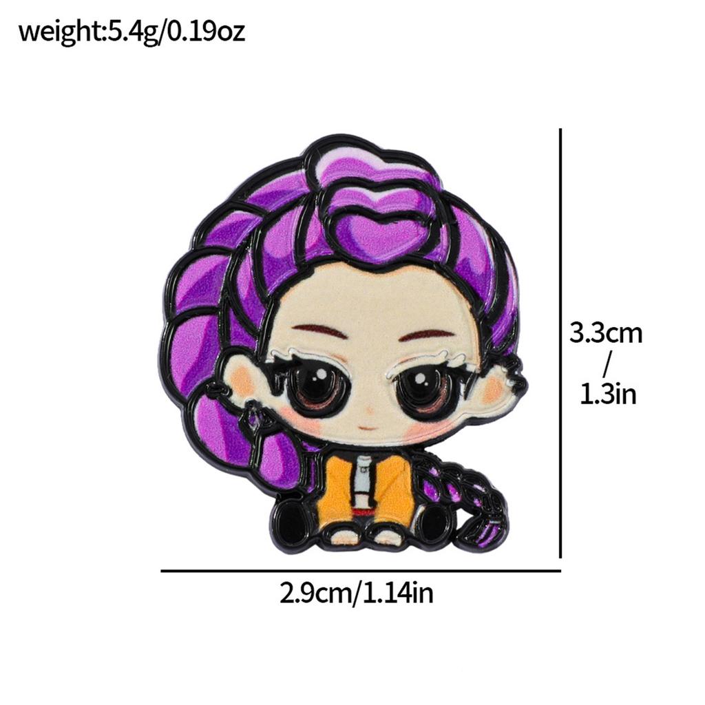 Metal Badge Animation Character Alloy Brooch Accessories