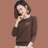 Knitwear Autumn Long-sleeved Tops, All-match Bottoming Shirts, Women's Spring, Autumn and Winter Women's Sweaters
