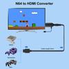 Конвертер-адаптер HDMI для N64 HDMI-кабель для N64/GameCube/SNES Видеокабель 1 м Папа-Папа 1080P Конвертер Nintendo64 в HDMI
