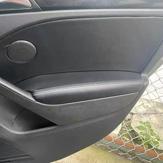 Golf 6 Car Door Armrest Cover: Leather Panel & Fabric Upgrade