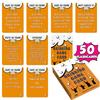 50pcs Fun Icebreaker Party Game Cards for Team Building, Social Events & Group Activities - Engaging Tabletop Games