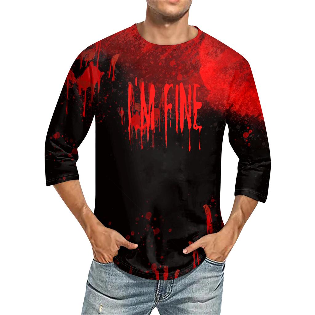 Men's T-shirt T-shirts Graphic Text Pool3D Printing Street Casual Short Sleeve Printed Clothing Basic