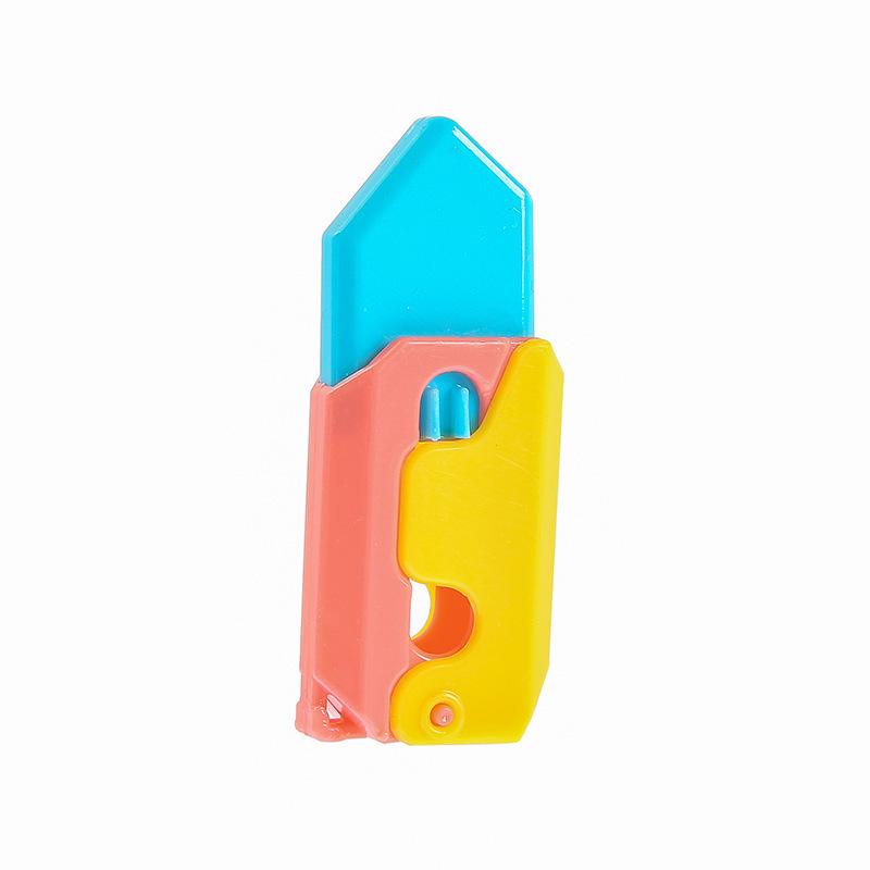 Ручная 3D мини-нож-бабочка Светящаяся редька Игрушка-антистресс