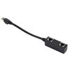 Ethernet Splitter Practical Stable Reliable Durable Black CAT8 Network Cable Adapter for Home Office