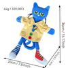 Pete The Cat Plush Toy Collection Huggable Blue Cat Yellow Shirt Hand Puppet & Guitar-Playing Buddy Stuffed Toys