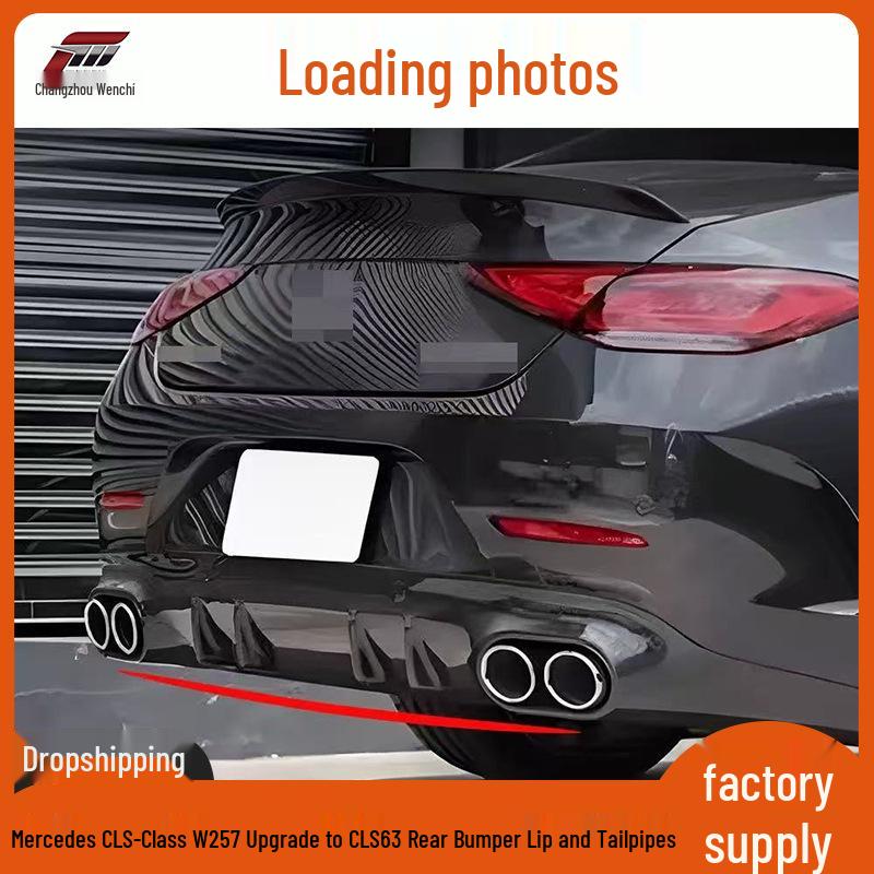 AMG CLS53/63 Rear Lip Tailpipe Diffuser Kit for 2018+ Mercedes-Benz CLS-Class W257