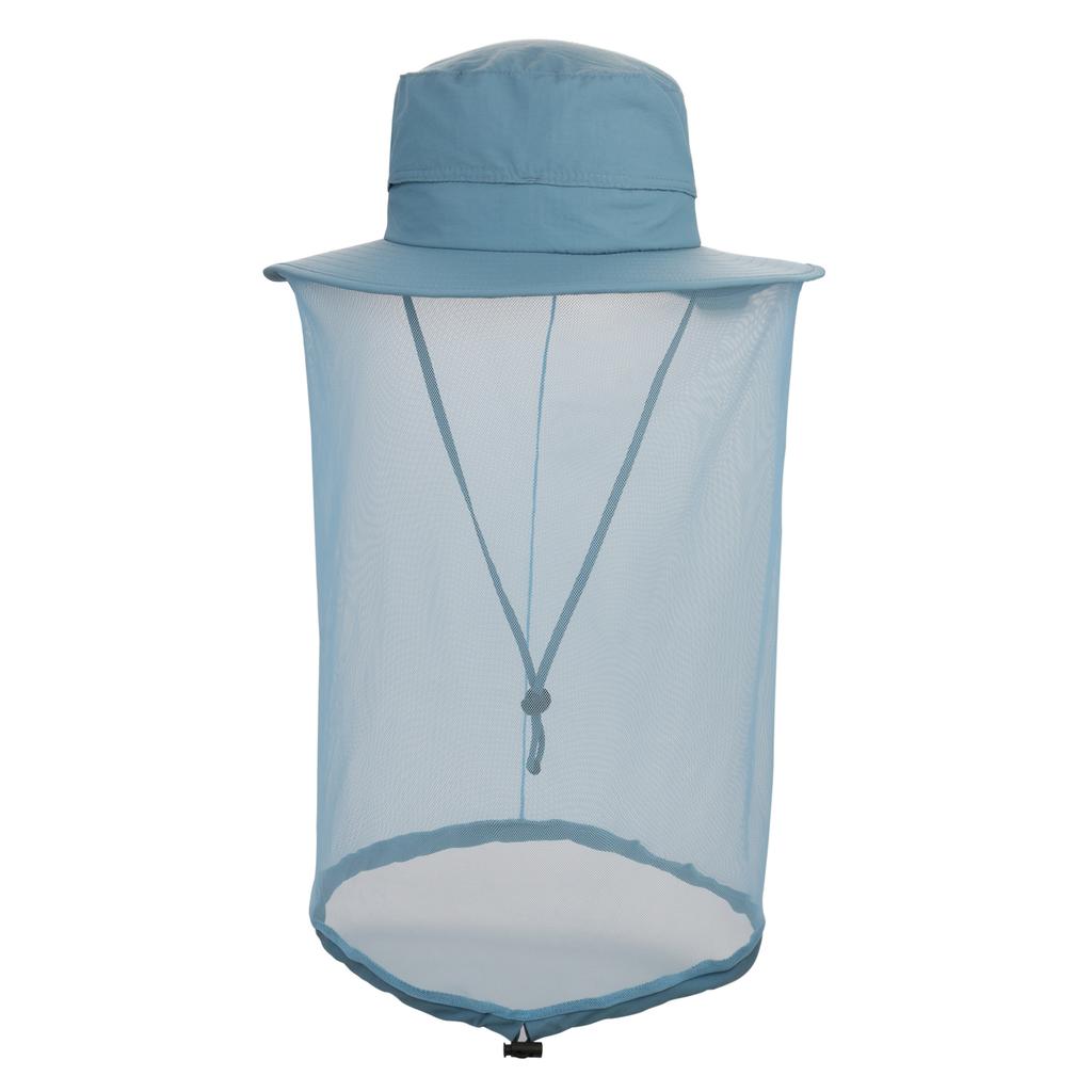 Hat outdoor sun protection big eaves hat travel bucket hat anti-mosquito visor net gauze hat