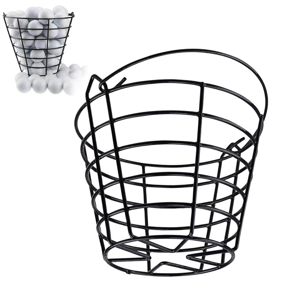 Metal Wire Golf Ball Basket Balls Container Golfing Balls Storage Practice Ball