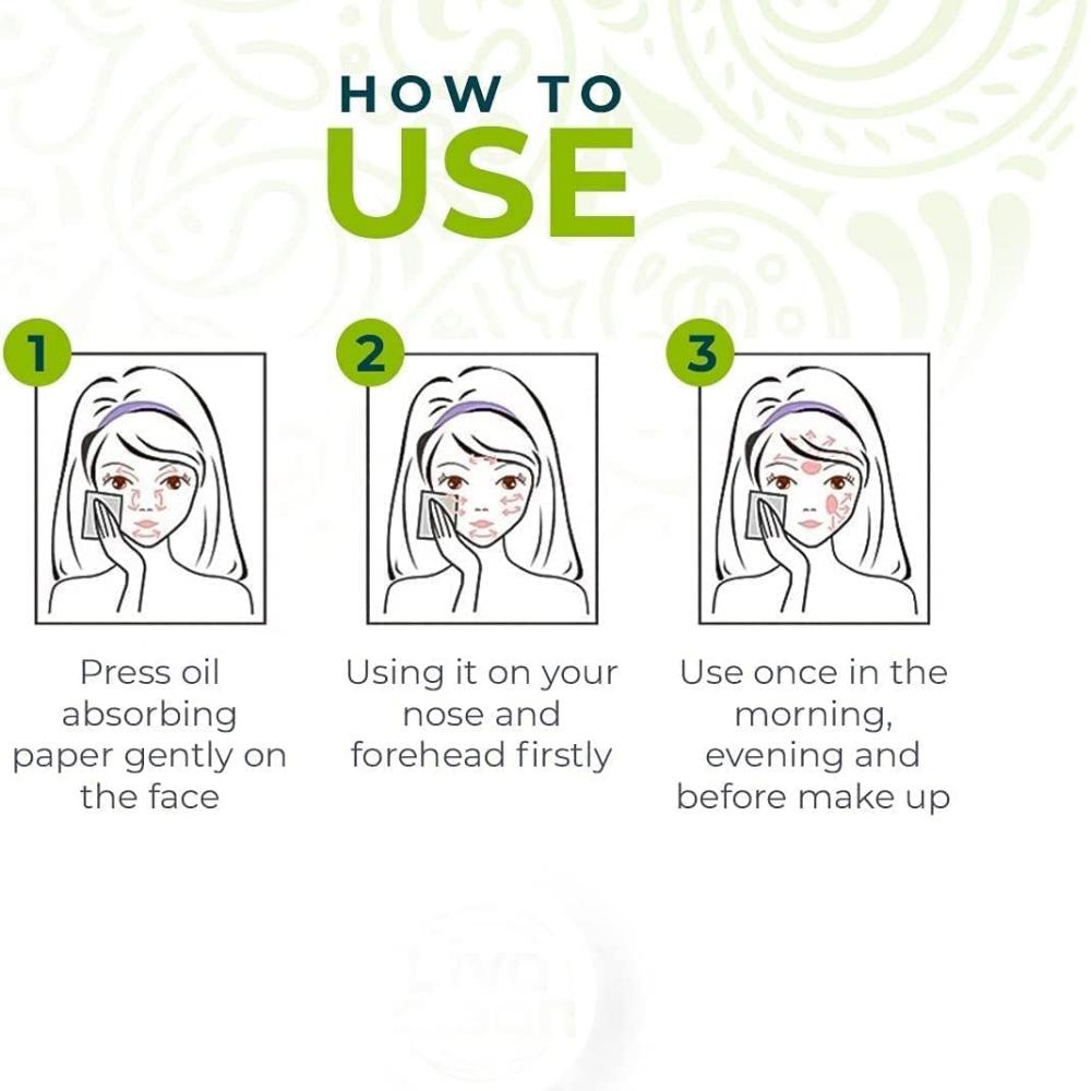 Премиальные матирующие салфетки с зеленым чаем - 100 шт. Плотные салфетки для лица для жирной кожи, контроль акне - для женщин и мужчин