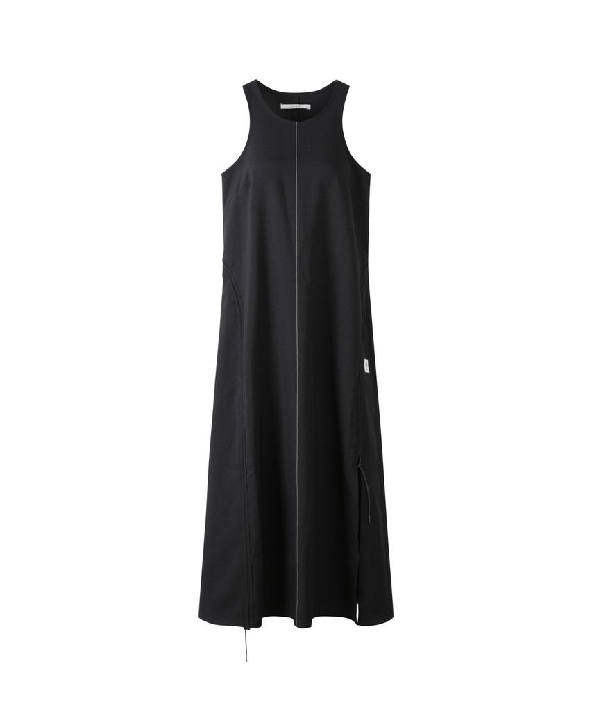 Recorde Back Panel Drawstring Dress_Rqdam23531Bkx