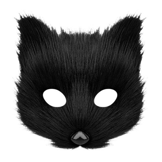 Подушка для лица лисы, искусственная подушка для лица лисы с перчатками-хвостами, маскарадный костюм для Хэллоуина, аксессуар для девочек