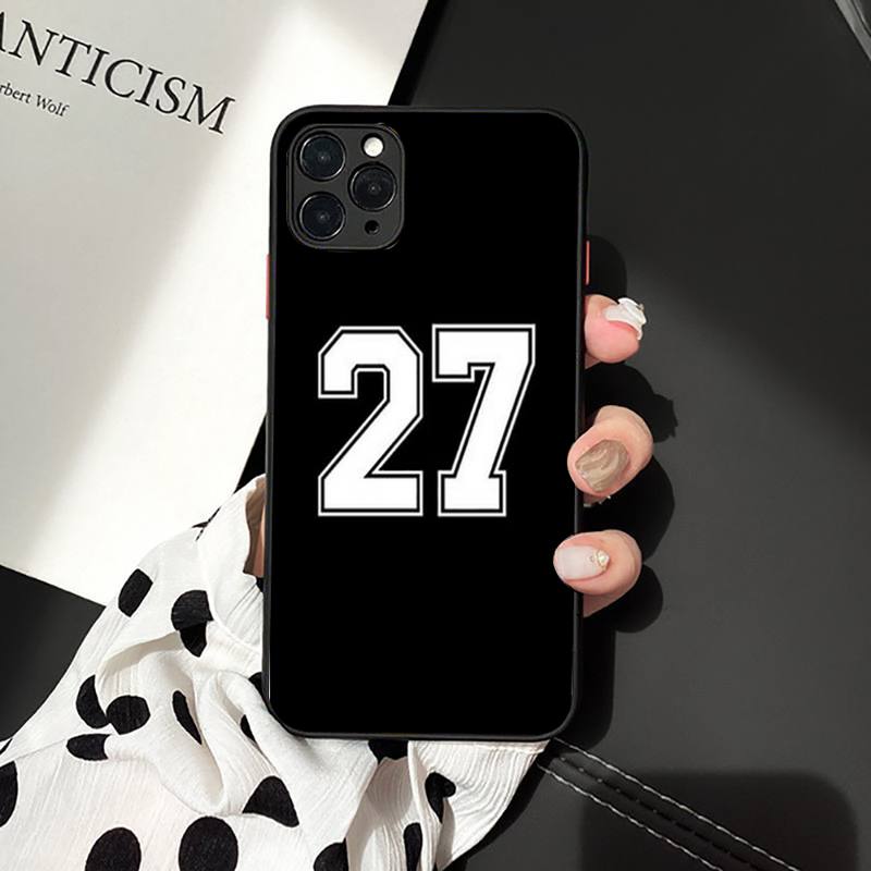 Чехол для телефона «Футбольный счастливый номер и буква» для iPhone 13 11 8 7 6 6S Plus 7 8 plus X XS MAX 5S XR 12 11 Pro max se 2020 Funda