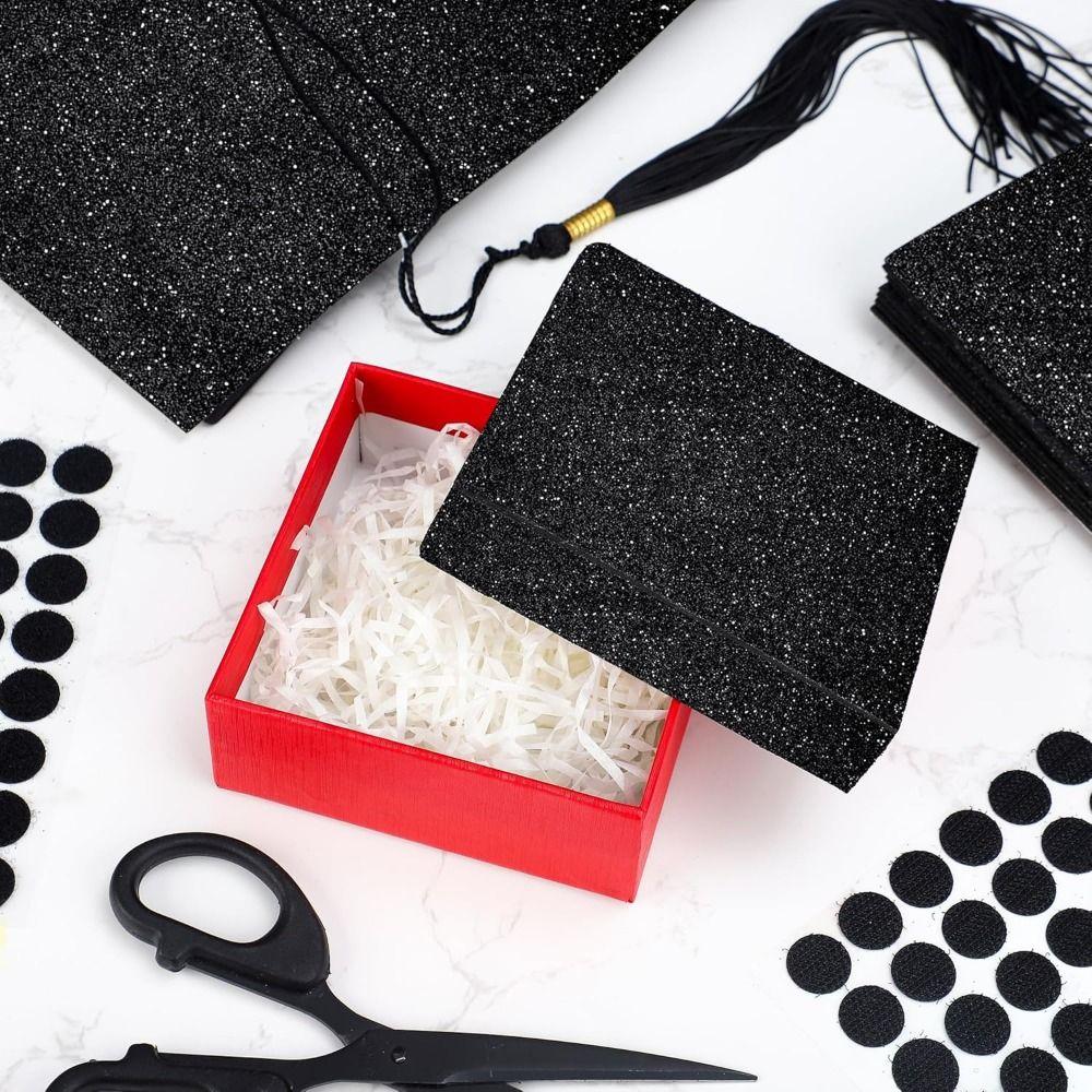 10 Sheets Shiny Glitter Craft Cardboard Creative Glitter Foam Paper  University