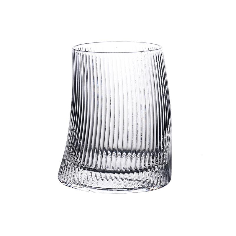 Коктейльный бокал в форме полумесяца для бара, ресторана, стеклянная посуда, вертикальная полоска, чашка Коллинза, лимонад, фруктовый чай, сок, напитки, пивная кружка