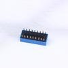 10Pcs Slide Type Switch Module 1 2 3 4 5 6 7 8 10Pin Dip Switch Kit 2.54Mm Toggle Switch Blue Snap Switches