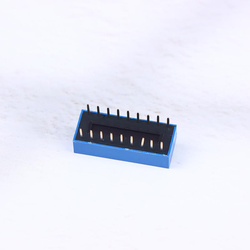 10Pcs Slide Type Switch Module 1 2 3 4 5 6 7 8 10Pin Dip Switch Kit 2.54Mm Toggle Switch Blue Snap Switches