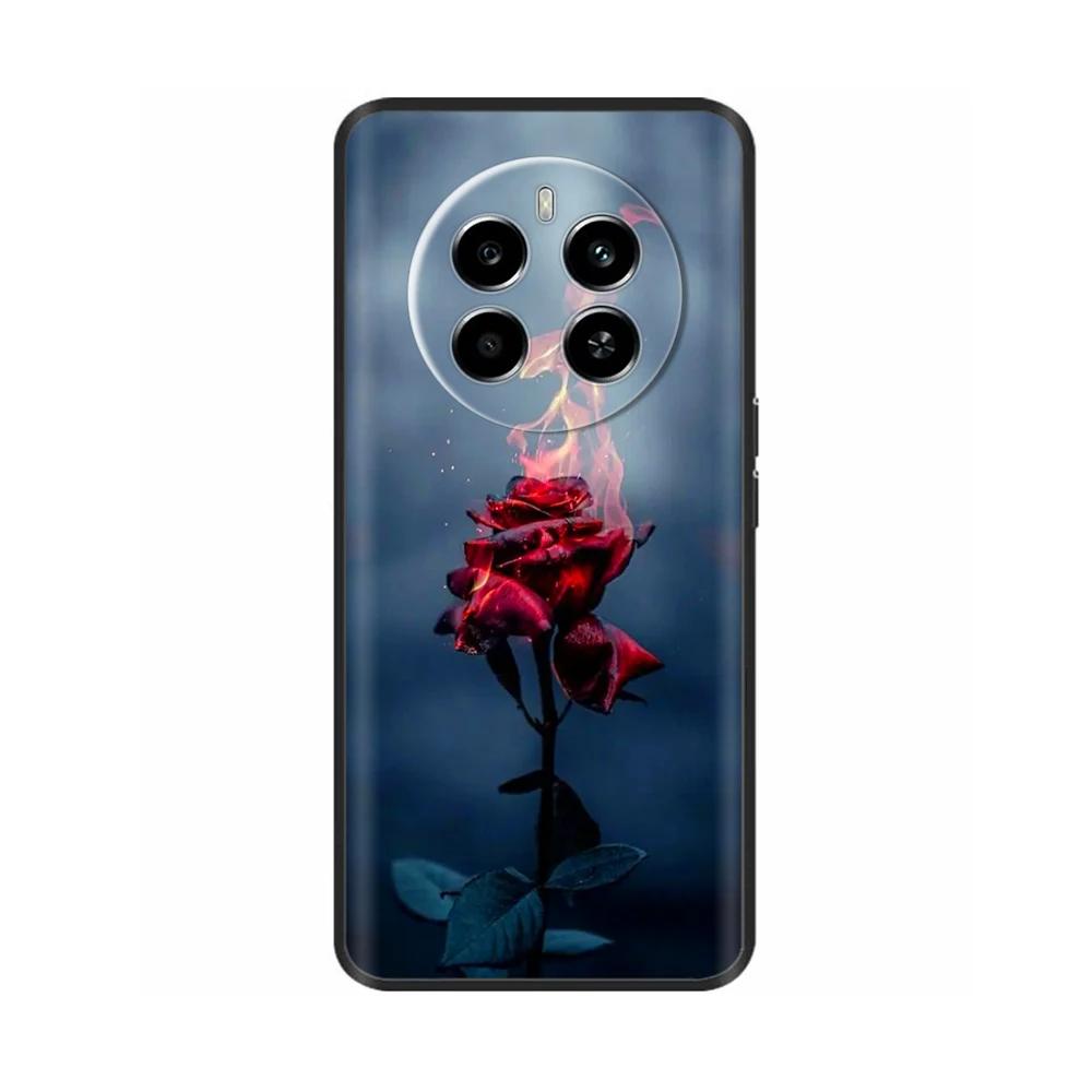 Крашеный чехол для Realme Narzo 70 Мягкий силиконовый задний чехол для Realme Narzo 70 Pro 70x Модные роскошные чехлы с принтом Coque Fundas