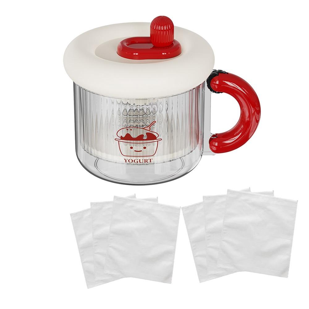 Многоразовый греческий йогуртный фильтр Мелкое сито Сепаратор сыворотки Густой йогуртмейкер Домашний йогурт