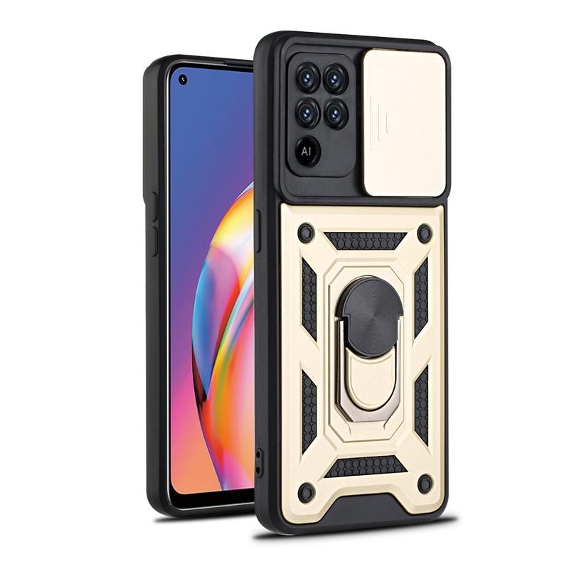 Применимо к Motorola G11 Shun Armor Чехол для мобильного телефона с выдвижным окном, противоударный, с кольцом-держателем, защитный чехол для Moto G11