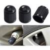 New (100 Pcs Car Wheel Universal Tire Stem Covers for Cars, Bike and Bicycle, Trucks, Motorcycles Heavy-Duty Valve Cap (Black, Pack of 100)