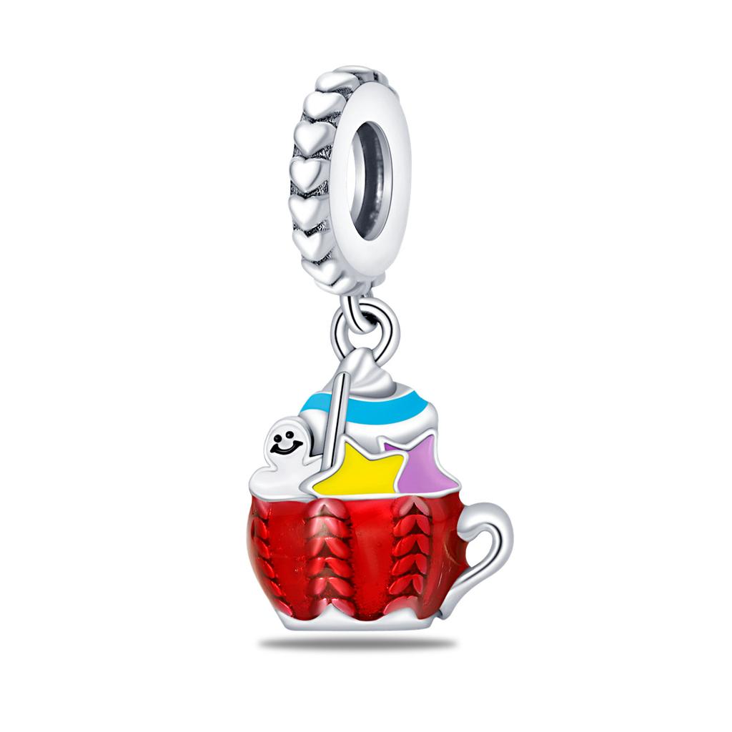 925 Silver Accessories Pendant Bead Ornament Christmas Snowman DIY Bead Bracelet Necklace 2026