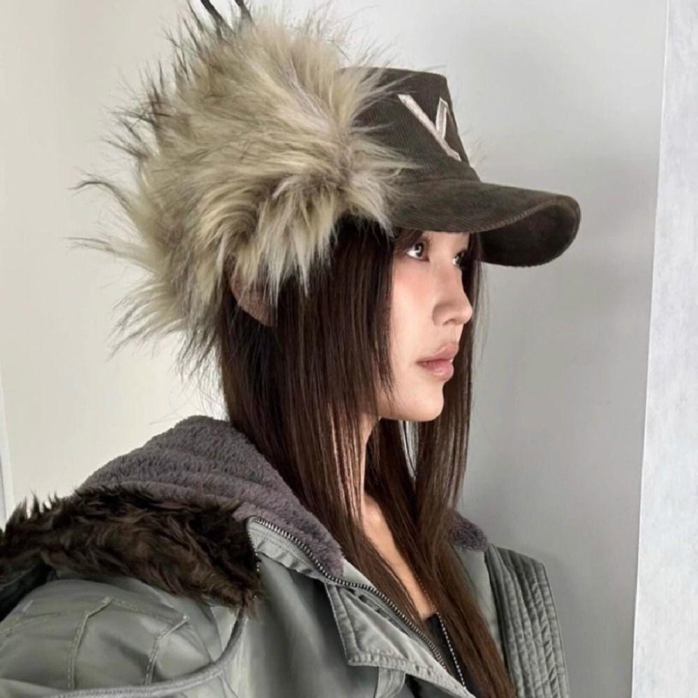 Корейская вельветовая бейсболка с вышивкой Y2k, кепка с козырьком, бейсболка с перьями, для пикантных девушек