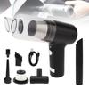 Mini Car Vacuum Cleaner, Handheld Vacuum Cordless,2 In 1 Rechargeable Vacuum Cleaner & Blower with 5500Pa Dust Buster for Car Home