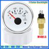 Car 7 Color LED 52mm Water Temp Gauge with Alarm 40~120℃,100~250℉ Water Temperature Meter+Sensor 1/8NPT,M14X1.5,M16X1.5,3/8NPT