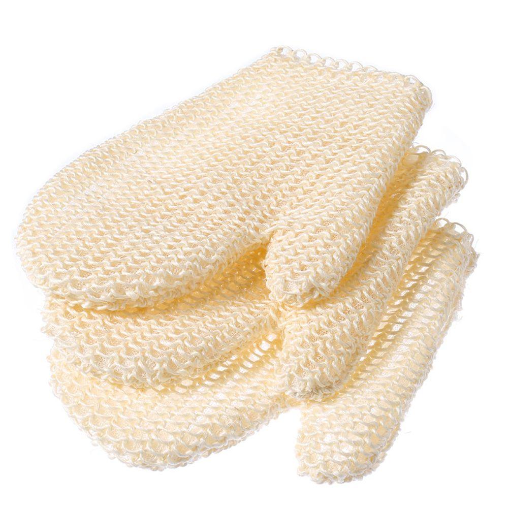 Cleaning Tool Bathing Accessories Body Scrubber Shower Brush Exfoliating Glove Sisal Bath Gloves