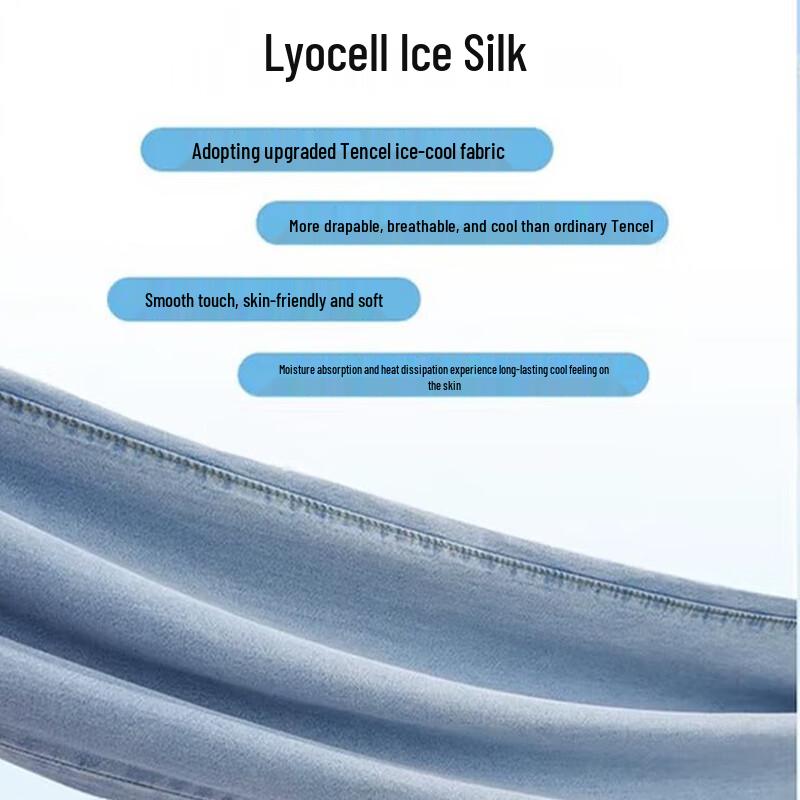 Мужские джинсы прямого кроя из лиоцелла