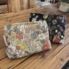 Year of the Rabbit Large Canvas Cosmetic and Travel Toiletry Bag
