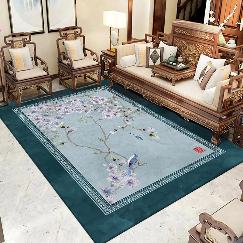 Новый ковер в китайском стиле, коврик для гостиной, журнальный столик, диван, спальня, прикроватный ковер, большой ковер
