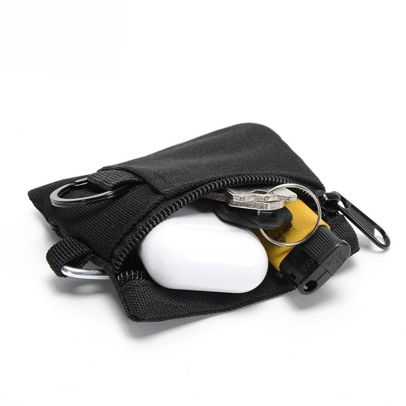 Многофункциональная сумка на молнии: Держатель ключей и монет для кемпинга, пешего туризма, рыбалки, хранения карт и всякой всячины.