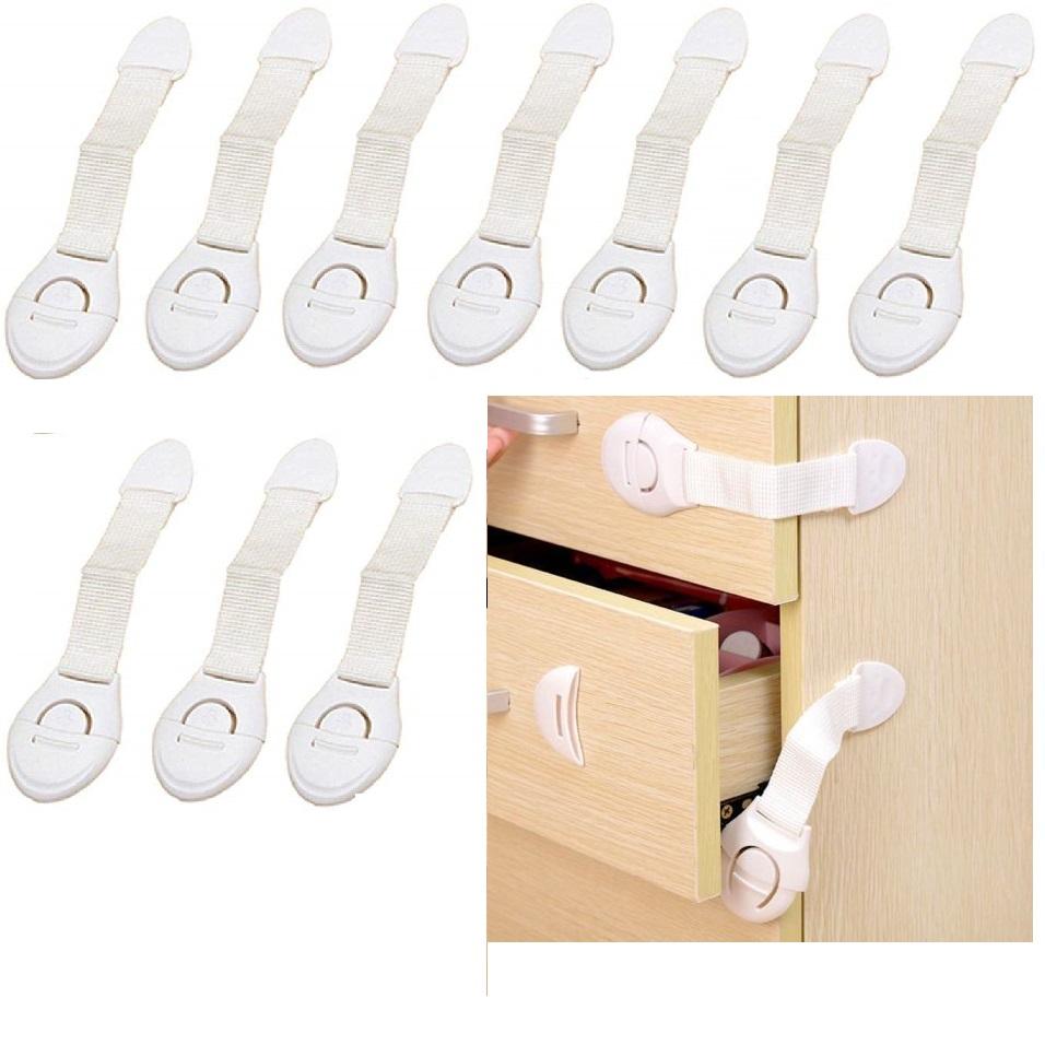 Security lock for furniture drawers and cabinets 10 pcs