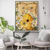 5D Diy Diamond Painting Hidden Bee Home Cross Stitch Set Full Diamond Embroidery Mosaic Art Picture of Rhinestones Decor Gift