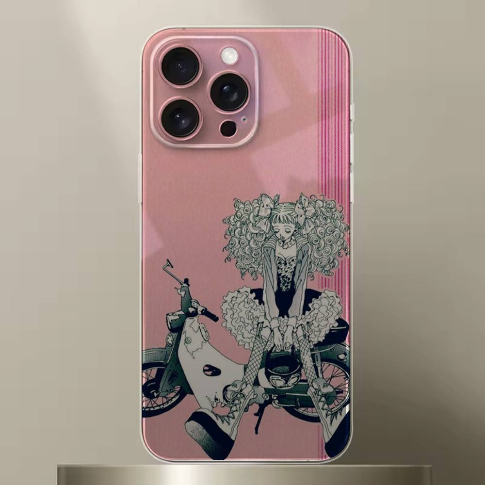 Чехол для телефона с мангой P-Paradise Kiss для iPhone 16,15,14,13,12,11 Plus,Pro,Max,XR,XS,X,7,8 SE,Mini Прозрачный Силиконовый Мягкий