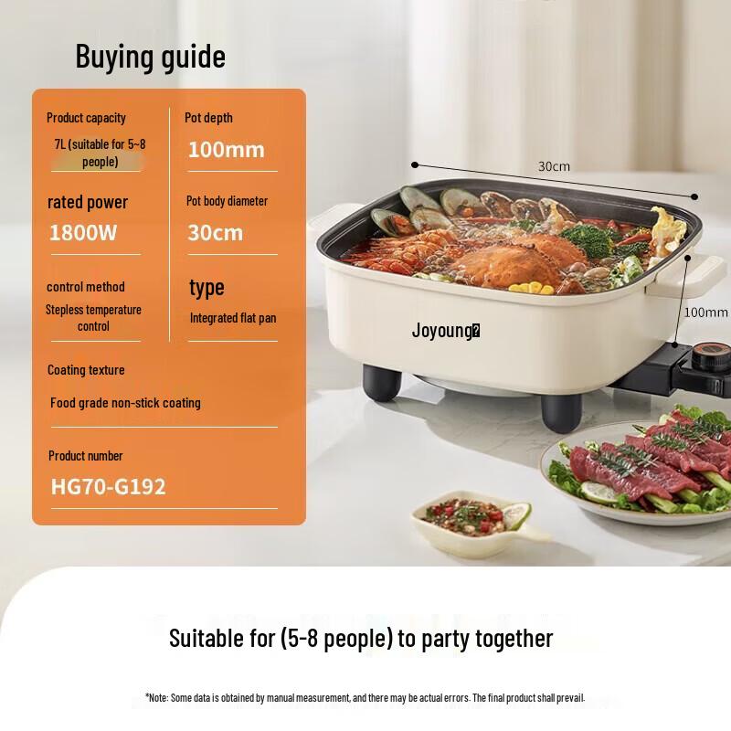 Joyoung 7L Multi-functional Electric Hot Pot