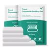 Disposable Bed Sheet Duvet Cover Pillowcase Duvet Cover Set of Four, Portable Disposable Bed Sheet Travel Bedding, Suitable for Hotel and Travel Use