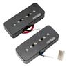 Wilkinson Low Gauss Iconic Sound Ceramic P90 Soap Bar Single Pickup for Electric Black of SG/LP Guitars, (Set 2)