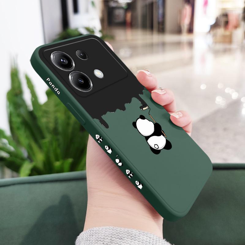 Чехол для телефона Panda с рисунком для Xiaomi Poco F8 F7 X7 X6 F6 M6 M5 M5S F5 X5 F4 X4 M4 F3 M3 X3 Pro 4G 5G GT Силиконовый чехол