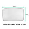 Для Tesla Model 3 2017-2023 серая жалюзи для крыши, защита от ультрафиолета, затенение, солнцезащитный козырек на окно автомобиля, сетка, солнцезащитный козырек для автомобиля, модель 3