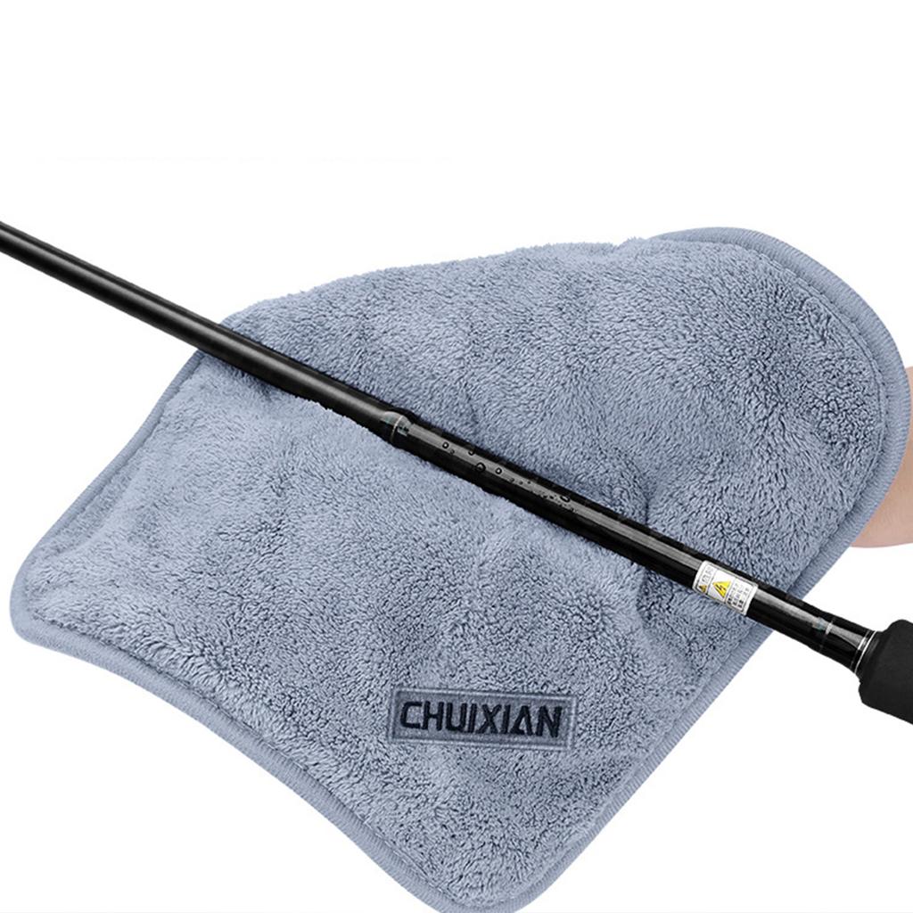 Полотенца из микрофибры Рыболовные полотенца Полотенце для мягких приманок для рыбалки на открытом воздухе или для чистки лодок и удилищ Рыболовное чистящее полотенце