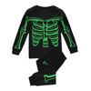 Children's Dark Halloween Skeleton Cotton Pyjama Set