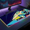 Назад в будущее Коврик для мыши RGB-подсветка Коврик для мыши Ноутбук Коврик для мыши Ноутбук Геймер Компьютерный стол Игровые аксессуары