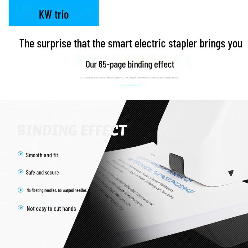 KW-triO 5014 Automatic Heavy-Duty Electric Stapler CN plug (adapter included)