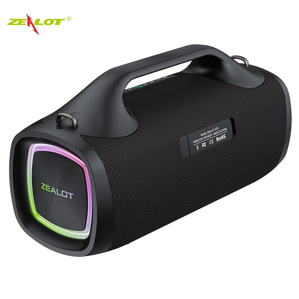 S79 Portable Wireless 100W Speaker with 5.2 Technology, IPX7 Waterproof, RGB Lights Effects, Series Stereo Scene HiFi Sound, Multiple Pl